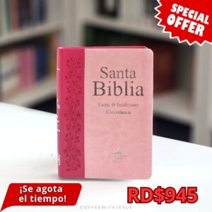 Biblia Fuente de Bendiciones Rosa con  Indice RVR1960