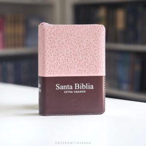 Biblia RVR1960 Rosa Marrón (Mediana)