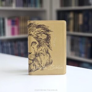 RVR60 Biblia Leon Dorado Letra Grande