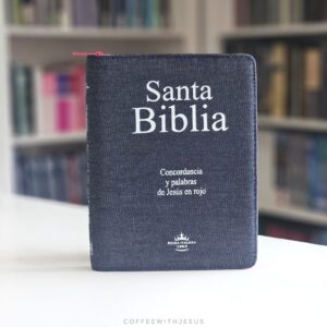 Santa Bíblia Con Concordancia, Letra Grande y Palabras de Jesús en Rojo