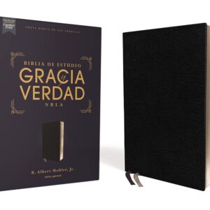 NBLA, Biblia de Estudio Gracia y Verdad, Piel fabricada, Negro