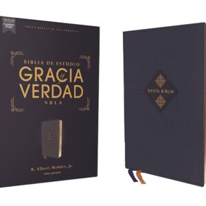NBLA, Biblia de Estudio Gracia y Verdad, Leathesoft, Azul Marino