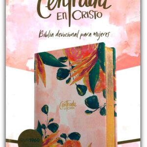 Biblia Devocional Centrada en Cristo, Símil Piel - Floral